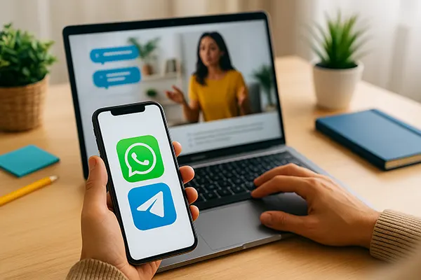 ensino no Telegram