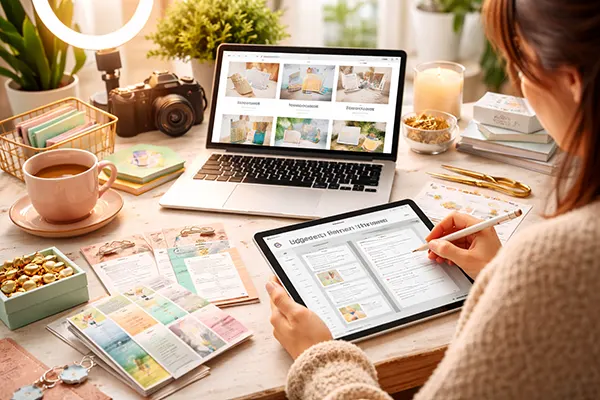 Mockup download digitale